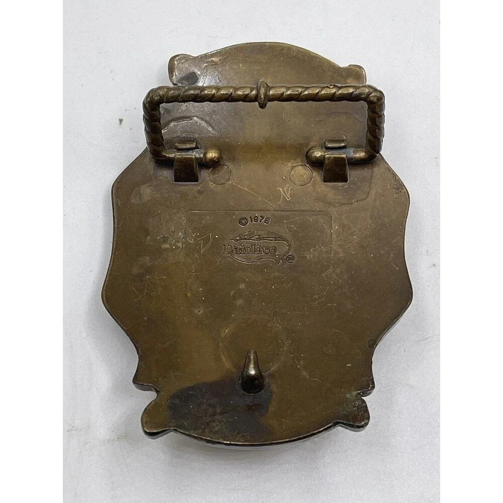 1978 Raintree Budweiser Cowboy Gold Lasso Belt Buckle